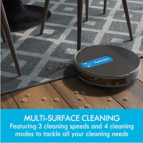 Kenmore 31510 Robot Vacuum Cleaner 1800Pa Suction 3" Slim Quiet Self