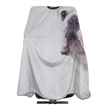 Amazon Com Adorable French Bulldog Salon Hair Cutting Cape Cloth