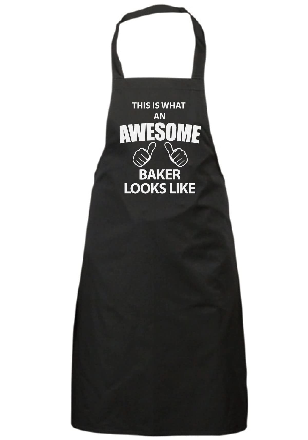 60 Second Makeover Limited This Is What An Awesome Baker Looks Like Black Apron Novelty Gift Chef House Warming Kitchen Present Mothers Day