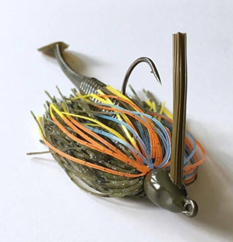Screwy Lewy Lures Paddle Tail Bass Jigs (Bluegill, 3/8 oz)