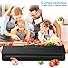 Vacuum Sealer Machine,LOZAYI Vacuum Sealer Compact Design Easy to Clean Safty Antomatic Food Sealer with Dry and Moist Modes for Wet and Dry Food Preservation Black