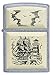 Zippo Scrimshaw Ship Pocket Lighter, Street Chrome