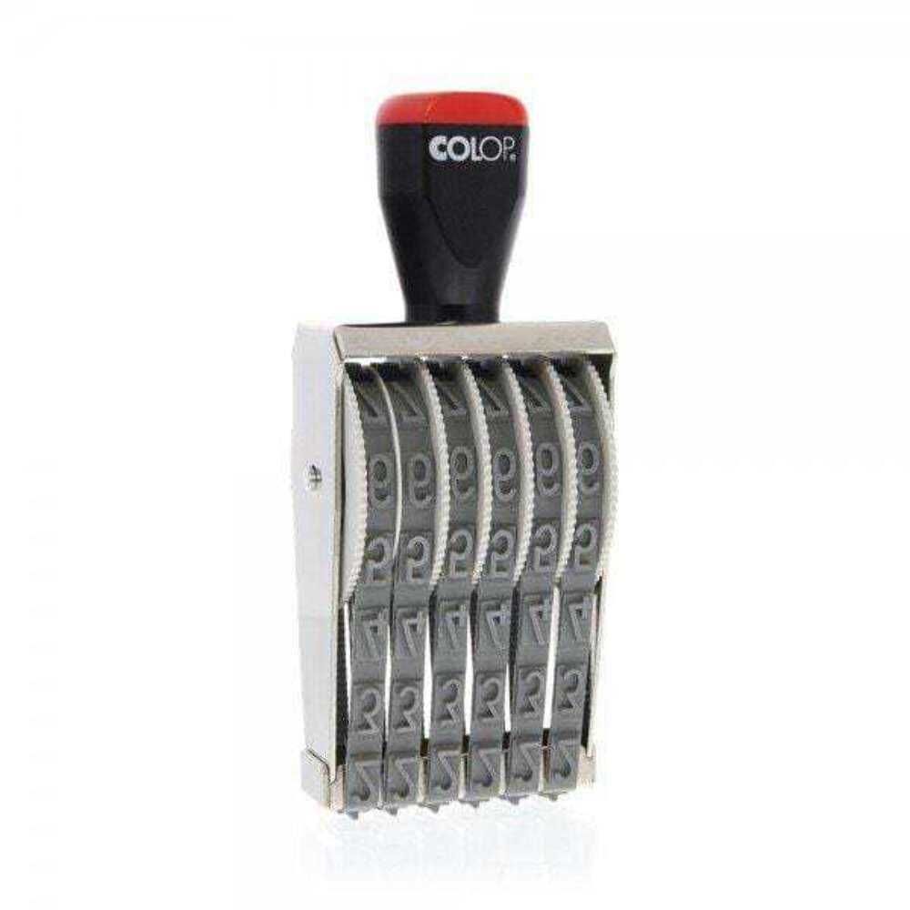 COLOP 12006 12mm 6 Band Rubber Numbering Stamp