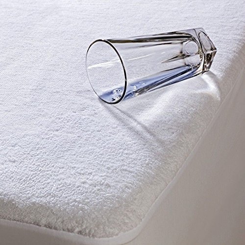 SmartMove Extra Deep Waterproof Terry Towel Mattress Protector Topper Cover Fitted Sheet Mattress Protector (Double)