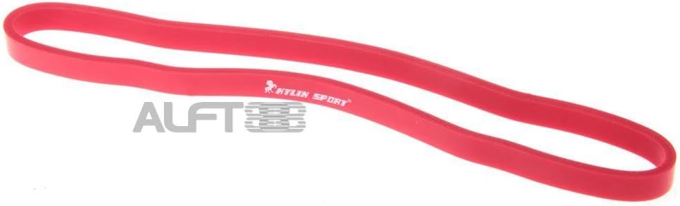 Crossfit Resistance Loop Latex Band Body Gym Training Powerlifting Pull Up Red