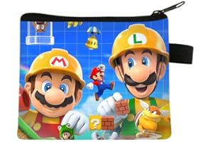 CFIRIEC Cartoon Kids Coin Purse Pouch Cute supe Mari Kids wallet for boys and girls Fans (5)