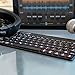 Lenovo A8-50 A5500 / A10-70 A7600 Wireless Keyboard, COOPER AURORA 7-Color Backlit LED Wireless Bluetooth QWERTY Keyboard with Rechargeable Battery (Black, Ultra Light & Slim)