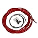 Herbalcandybox 2.5 Meters Long Mountain Bike Brake Cable Shift Cable Housing Bicycle Gear Line Pipe Set, Red
