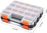 Anlayliay 34 Compartment Double Sided Organizer Storage Box Impact Polymer view 6