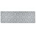 Vinyl Floor Runner, Durable, Soft and Easy to Clean, Ideal for Kitchen Floor, Entryway or Hallway Floor Mat. Freestyle, Steel Deco Pattern (2 ft x 6 ft)