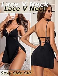 Avidlove Sexy Nightgowns for Women Lace Chemise