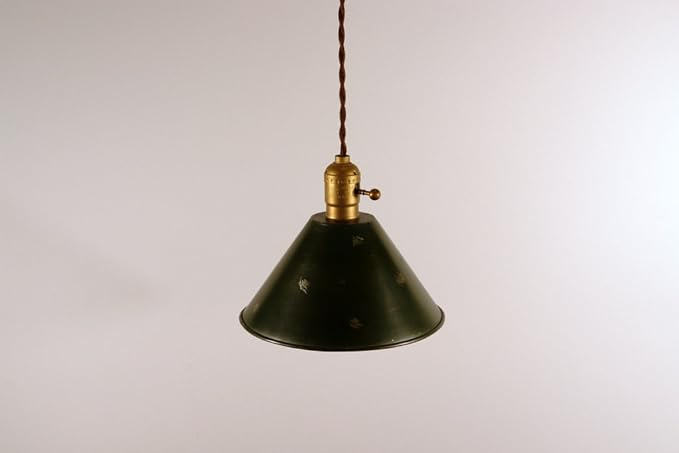 Metal Pendant Lamp - Vintage Green - Ceiling Pendant Fixtures - Amazon.com