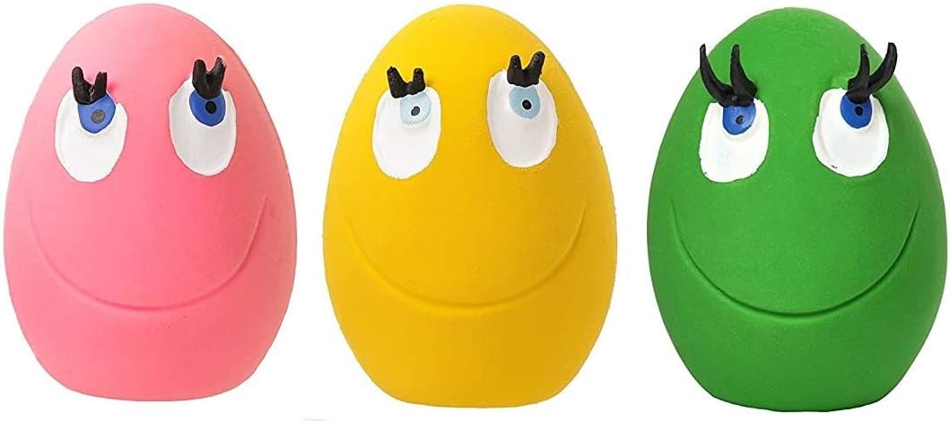 Amazon ダッドウェイ ランコ Lanco タマゴ S 色指定不可 犬用おもちゃ 3個 まとめ買い ランコ Lanco 噛むおもちゃ 通販