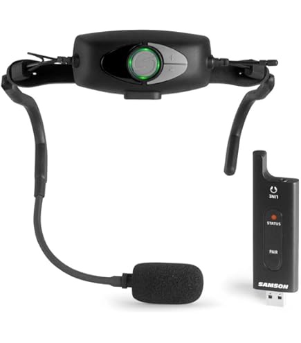 Amazon.com: Samson Airline 88 Fitness Headset Wireless System (K