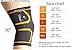Manuvo Knee Compression Sleeve by, Support for Running Basketball Powerlifting Sports, helps with Arthritis relieves joint pain, Single wrap, XXL, plus size
