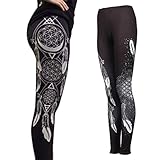 GBSELL Women Dreamcatcher Printed Stretchy Pants Leggings Sport Casual