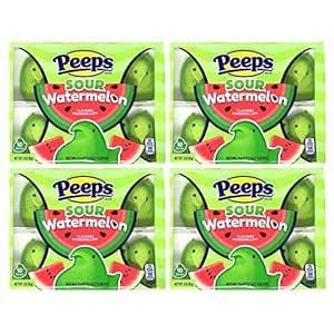 Amazon.com : Sour Watermelon Peeps Marshmallow Candy ...