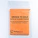 Orange to Gold Glow in the Dark & UV Reactive Pigment Powder - 10 Grams