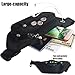 Black Fanny Pack Men Women Waist Bag Pack Quick Release Buckle Water Resistant (Black Fashion Fanny Pack)