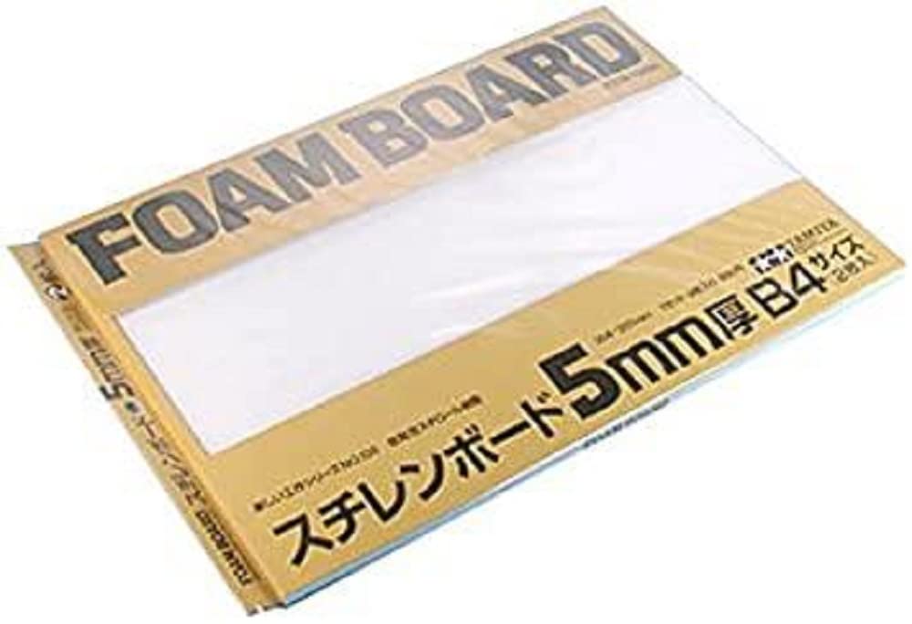 TAMIYA 70139 Foam Board 5 mm Pack of 2 257 x 364 mm