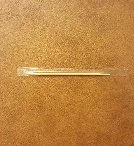 500 Individually Wrapped Double Pointed Round Wooden Toothpicks - Thumbnail 3