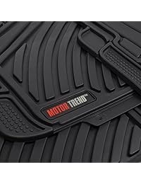 Alfombras estándar Motor Trend FlexTough, Negro