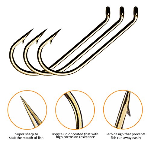 Goture Angelhaken mit magnetischen Komponenten, aus Karbonstahl, 120 Stück – Bild 5