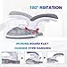 VASTORE Travel Mini Steam Iron [Dual-use for Iron & Steamer] Powerful Portable Steam Iron, Non-Stick Soleplate, with Adjustable Temperature Button and Rotatable Handle for Home and Travel