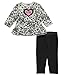 BON BEBE Baby Girls' 2 Piece Dress and Jegging Set Newborn