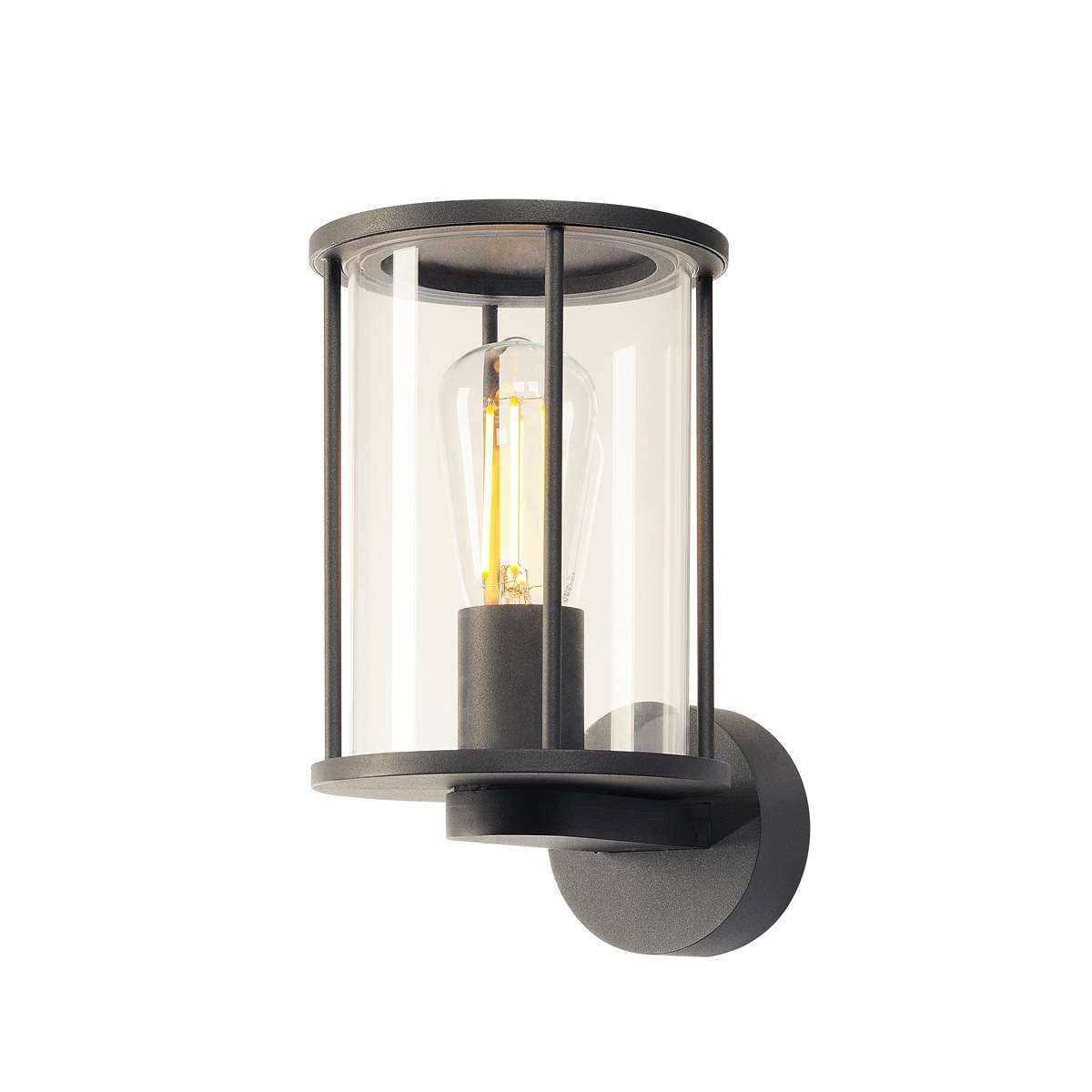 SLV Surface-Mounted Wall Light PHOTONIA/Illumination for Walls, Paths, entrances, LED Outdoor spot, Surface-Mounted Outdoor Light, Garden lamp / E27 IP55 60W Anthracite โ image 1