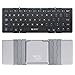 ESYNIC Foldable Bluetooth Keyboard Ultra Slim Pocket Size Bluetooth Keyboard Wireless for I for IOS/Android/Windows Rechargeable Battery Aluminum Alloy Housing