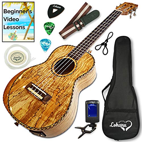 Lohanu Ukulele Maple Armrest Glossy Electric