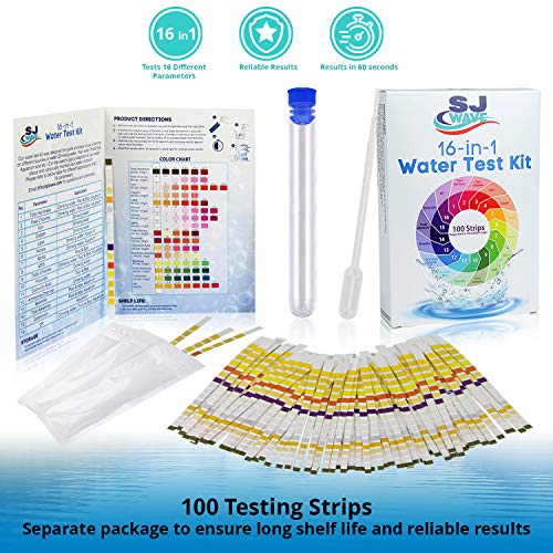 16 in 1 Drinking Water Test Kit | Hard Water Quality Tester for Aquarium, Pool, Spa, Well & Tap Wate - //medicalbooks.filipinodoctors.org