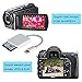 SD Card Reader, 3 in 1 Lightning to USB Camera Connection Kit SD/TF Card Reader, Trail Game Camera SD Card Reader, Lightning to USB 2.0 Female OTG Adapter Cable for iPhone & iPad