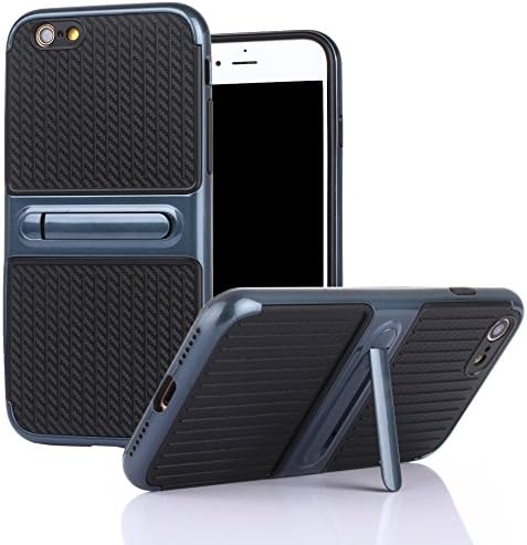 iPhone 6/6S Case, Vecan [Dual Layer Protection] with Kickstand Hard Plastic and Soft TPU Phone Case for iPhone 6 and iPhone 6S 4.7 inch