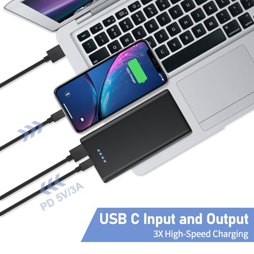 Portable Charger Power Bank 25,800mAh, 5V/3A USB C in&Out Fast Phone Charging with Intelligent Smart IC,3 USB Port External Cell Phone Battery Pack Compatible with iPhone 16 15 14,Galaxy,Android etc
