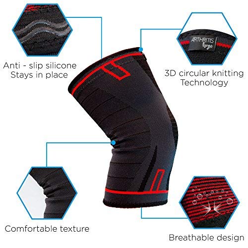 Knee Brace (XL) Knee Compression Sleeve for Knee Pain