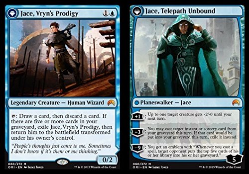 Magic: the Gathering - Jace, Vryn's Prodigy // Jace, Telepath Unbound - Magic Origins