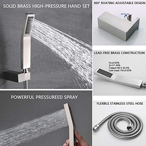 Shower System with Body Sprayers, Full Body Spray Shower System with