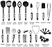 Kitchen Utensils Sets 26 Pieces – Stainless Steel And Nylon Cooking Tools Spoons, Turners, Tongs, Spatulas, Pizza Cutter, Whisk Measuring Cups & Spoons And More – By Kitch N’ Wares