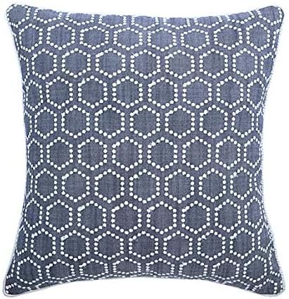 Amazon Com Handmade Blue Euro Pillow Shams 26x26 Inch 65x65 Cm
