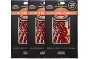 La Prudencia Paleta de Bellota Ibérica, 30-Month Aged Spanish Shoulder Ham, Premium Black Label (3 x 50g)