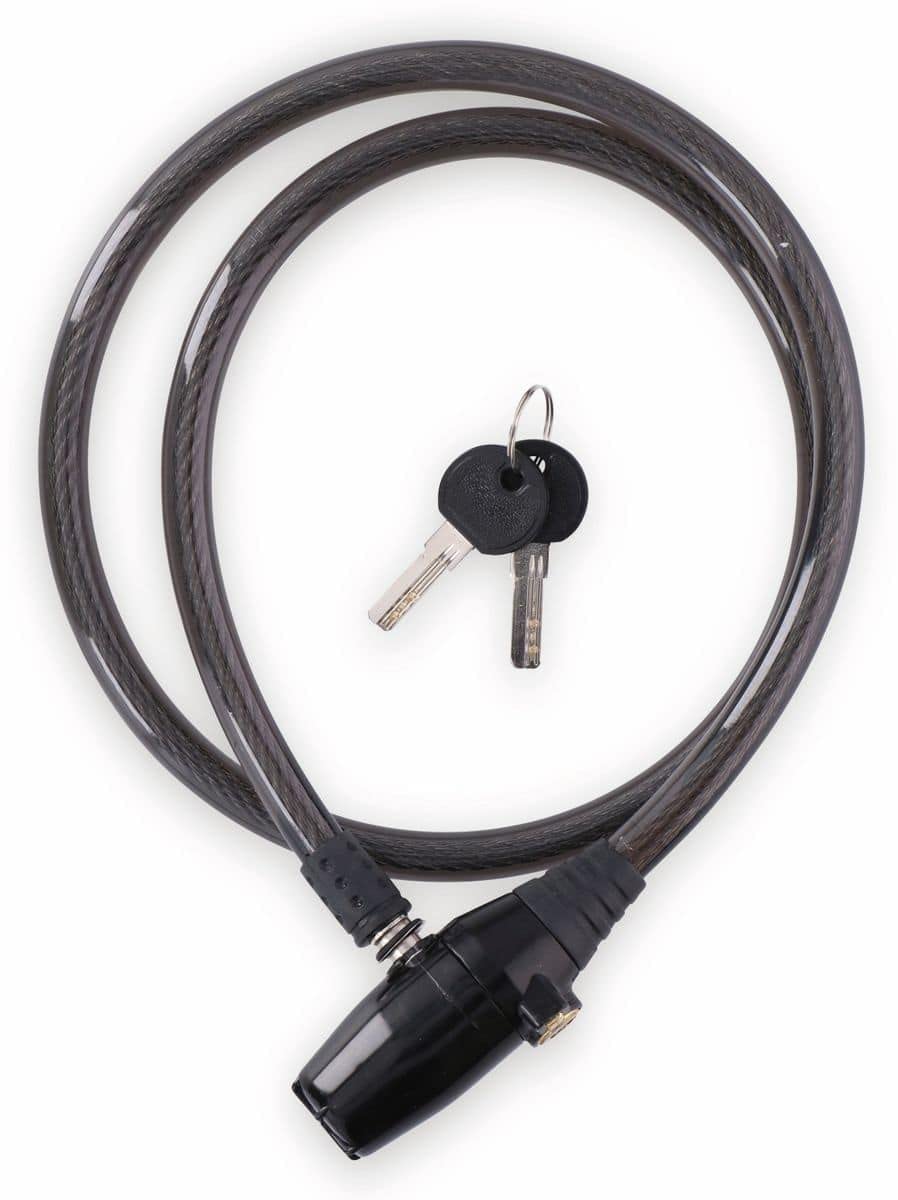 Dunlop Cable Lock with Alarm 1000 x 12 mm Black