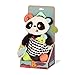 B. toys - B. baby Plush Panda Sensory Plush With Detachable Rattle & Teether Colors, Textures & Sounds Stuffed Animal For Babies, Toddlers 0 Months + Party Panda