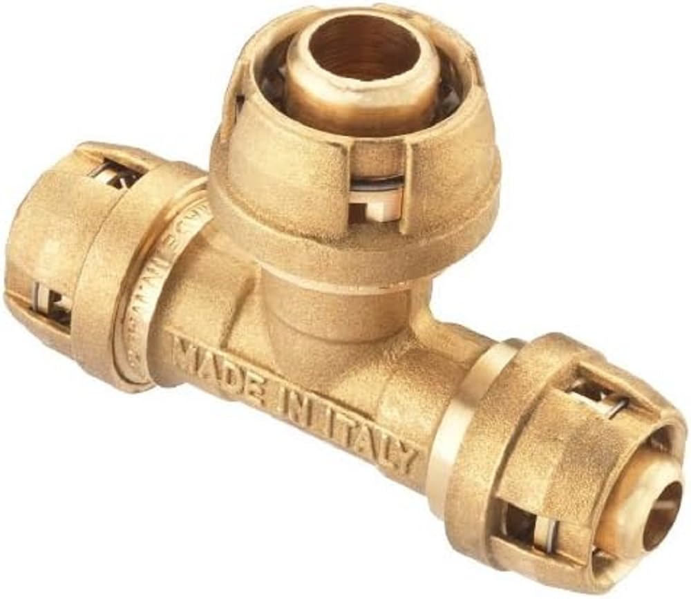 CORNAT VRST660845 Insert-T-Piece Complete Brass 16x20mm