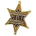Funny Party Hats Sheriff Costume for Kids - 4 pc Costume Accessories Set- Western Accessories for Children