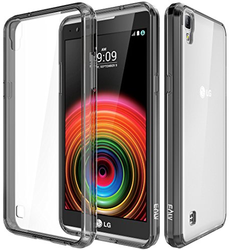 LG X Power XPower Case, E LV Anti-Scratch Clear Slim Case Cover for LG X Power XPower - [SMOKE]