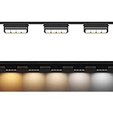 TuyuBEE 5 Color Linear H Track Lighting Heads H Type Track Light Heads Dimmable LED Track Lighting Fixtures Ceiling Spot Ligh