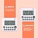 Digital Kitchen Timer Cooking Timer with Loud Alarm Ring, Magnetic Backside, Big Digits Readout Quick Set Countdown Count Up Timer Bracket Stand Function for Game, Classroom, Sports, Exercise