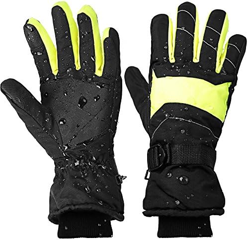 Keegud Ski Gloves for Men and Women Waterproof Windproof Snow Skiing Snowboarding Snowmobile Gloves for Winter Outdoors